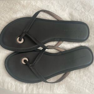 Black Banana Republic flip flops